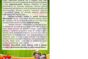 Pomóż dziewczynkom z MUKOWIsCYDOZĄ-