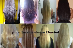 Fryzjer- przedłuzanie włosów 13 metod-tylko 150f