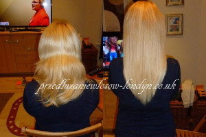 Profesjonalne przedłużanie i zagęszczenie włosów.  Keratynowe prostowanie