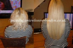 Profesjonalne przedłużanie i zagęszczenie włosów.  Keratynowe prostowanie