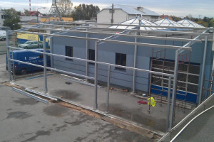 Steel construction hexagon