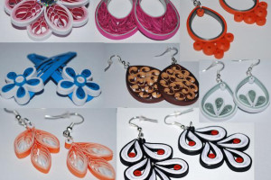 Biżuteria quilling robiona na zamówienie