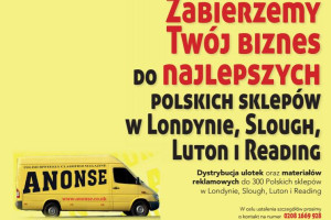 Dystrybucja ulotek, wizytówek itp. 290 polskich sklepów.