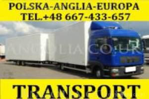 Transport,przeprowadzki POLSKA-ANGLIA-EUROPA