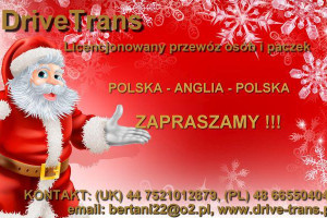 DriveTrans transport osób Paczki