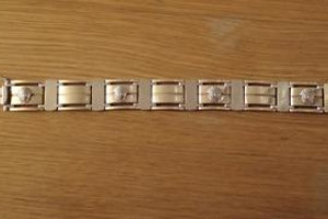 3 zlote branzoletki 14k 14ct Versace