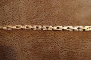 3 zlote branzoletki 14k 14ct Versace