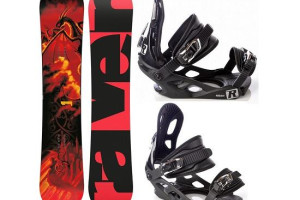 Tanie zestawy snowboardowe Raven