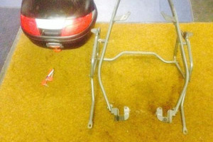 Box  i mocowanie do honda hornet