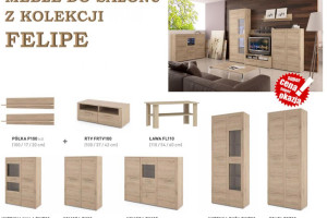 Nowości i promocyjne ceny na meble do salonu!