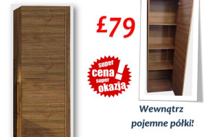 Promocja! Kompaktowa szafa 1-drzwiowa Like! £79!