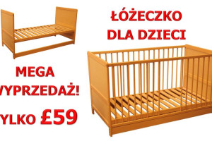 Mega promocja! Łóżeczko dziecięce za jedyne £59