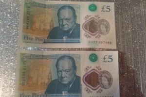 New Plastic Five Pounds!