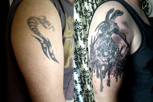 Profesjonalny tatuaz w domu