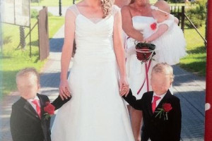 suknia slubna 6-8+darmowa sukienka druhny  12