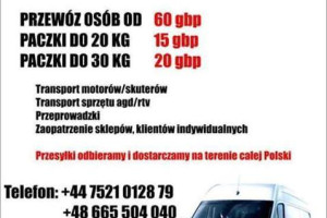 DriveTrans transport osób paczki