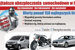 Najtańsze Ubezpieczenia samochodowe ONLINE