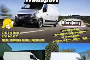 Tanie i solidne przeprowadzki na terenie całej Anglii / Luton Van / Sprinter  Lwb / Ubezpieczenie
