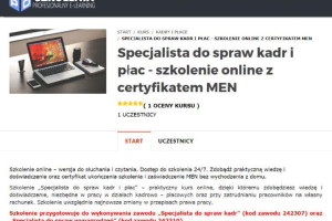Kurs Specjalista ds. kadr i płac- wideoszkolenie online