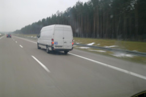 Pusty van do Polski 22.07.2017