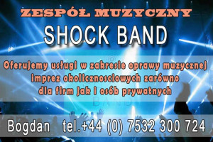 Zespol Muzyczny Shock Band london zabawy wesela i inne imprezy