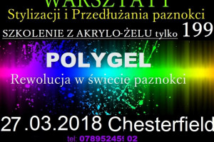 WARSZTATY STYLIZACJI PAZNOKCI - POLYGEL - nowośc na światowym rynku!!!