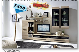 NOWOCZESNE ZESTAWY MEBLOŚCIANEK BLACK RED WHITE!