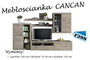 NOWOCZESNE ZESTAWY MEBLOŚCIANEK BLACK RED WHITE!