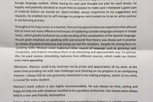 Hiszpański i portugalski - profesjonalne lekcje, wszystkie poziomy zaawansowania
