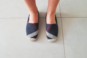 Granatowe espadryle r. 38