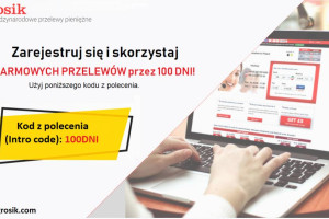Promocja! 100 dni za darmo.