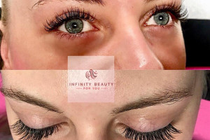 Przedluzanie oraz zageszczanie rzes.Dojazd do klienta.