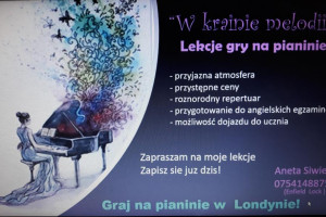 Lekcje gry na pianinie