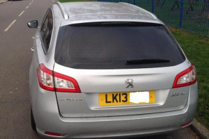 Peugeot 508 kombi 2013r. 2.0 Diesel srebrny