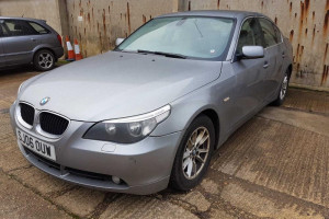BMW 520D Manual (6 speed) - Silver. Uszkodzony silnik
