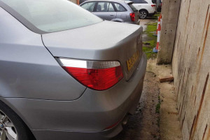 BMW 520D Manual (6 speed) - Silver. Uszkodzony silnik