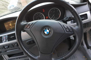 BMW 520D Manual (6 speed) - Silver. Uszkodzony silnik