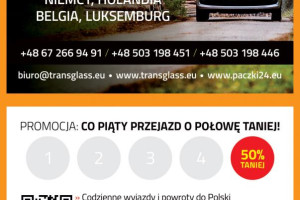 TRANS GLASS PRZEWÓZ OSÓB I PACZEK