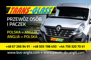 TRANS GLASS PRZEWÓZ OSÓB I PACZEK