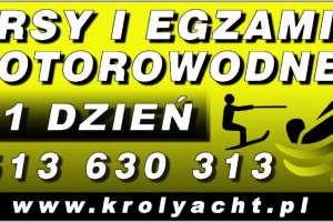 Sternik motorowodny z egzaminem w 1 dzień - TYLKO U NAS