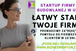 Zlecenia Budowlane Latwy start dla nowych firm