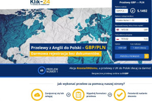 Tanie przelewy z UK